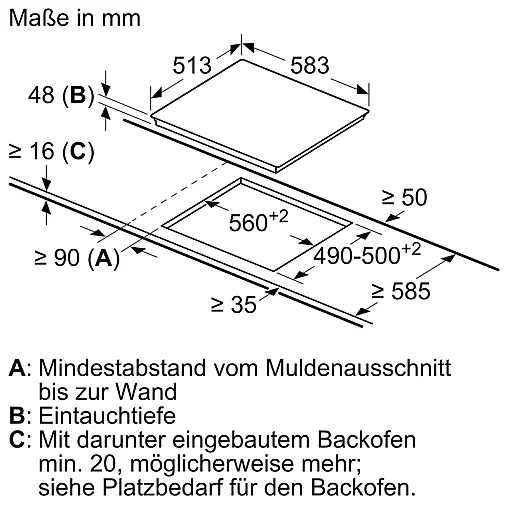 Constructa Elektro-Kochfeld, 60 cm, Mit Rahmen aufliegend CA323255 (Ausstellungsstück Koje 05)