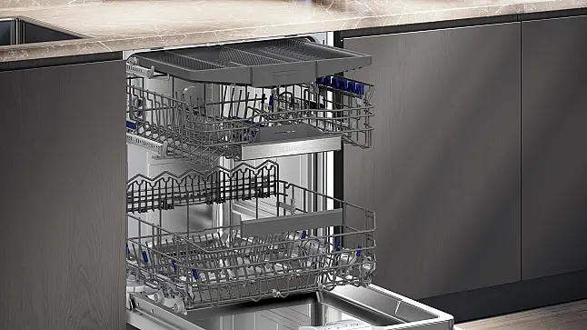 Siemens iQ500, Vollintegrierter Geschirrspüler, 60 cm varioScharnier für besondere Einbausituationen SN95EX22CE (Lager/NB)