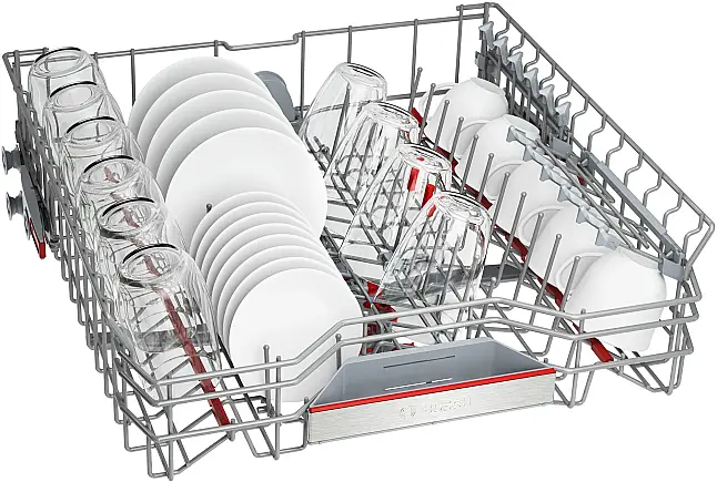 Bosch Serie 6, Vollintegrierter Geschirrspüler, 60 cm, VarioScharnier für besondere Einbausituationen SMT6TC800E (Koje 24)