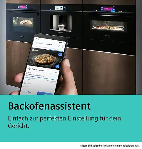 iQ700, Einbau-Backofen mit Mikrowellenfunktion, 60 x 60 cm,  Schwarz, Edelstahl HM736G1B1 (Lager)