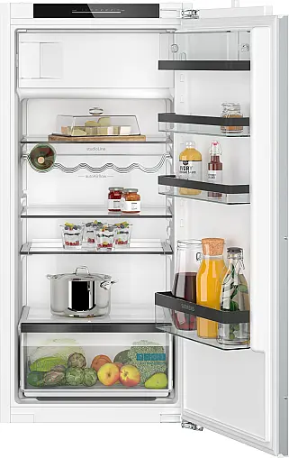 Siemens iQ500, Einbau-Kühlschrank mit Gefrierfach, 122.5 x 56 cm, Flachscharnier mit Softeinzug KI42LSDD1 (Lager)