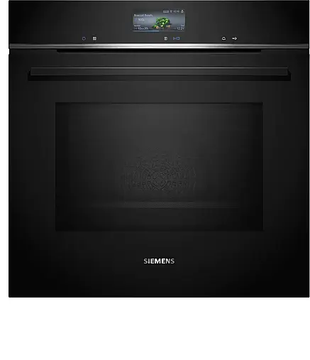 iQ700, Einbau-Backofen mit Mikrowellenfunktion, 60 x 60 cm,  Schwarz, Edelstahl HM736G1B1 (Lager)