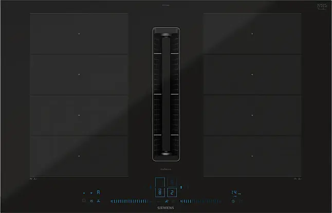 Siemens iQ700, Kochfeld mit Dunstabzug (Induktion), 80 cm, Mit Rahmen aufliegend EX870NX68E (Lager)