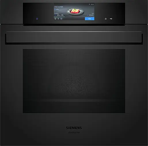 Siemens iQ700, Einbau-Backofen, 60 x 60 cm, Matt schwarz HB978GNM1 (Lager/NB)