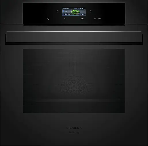 Siemens iQ700 Einbau-Backofen 60 x 60 cm Matt schwarz HB974GLM1 (Lager/NB)