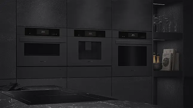 Siemens iQ700, Einbau-Kaffeevollautomat, Matt schwarz CT918L1M0 (Lager/NB)
