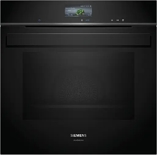 Siemens iQ700, Einbau-Dampfbackofen, 60 x 60 cm, Schwarz, Edelstahl HS936GCB1 (Lager/NB)