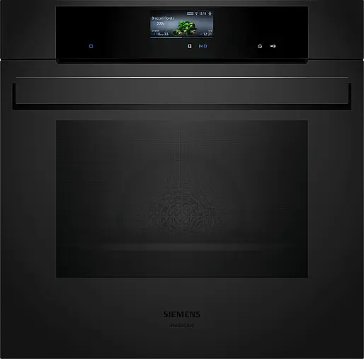 Siemens iQ700, Einbau-Backofen, 60 x 60 cm, Matt schwarz HB976GMM1 (Koje 07+22/23)