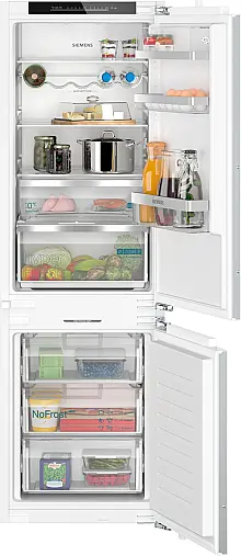 Siemens iQ500, Einbau-Kühl-Gefrier-Kombination mit Gefrierbereich unten, 177.2 x 55.8 cm, Flachscharnier mit Softeinzug KI86NADD0 (Lager)