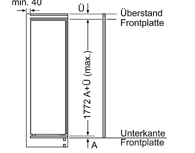 Siemens iQ500, Einbau-Kühlschrank, 177.2x 55.8 cm, Flachscharnier mit Softeinzug KI81RSDD0 (AS K09)