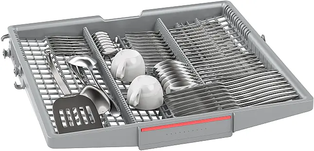 Bosch Serie 6, Vollintegrierter Geschirrspüler, 60 cm, VarioScharnier für besondere Einbausituationen SMT6TC800E (Koje 24)