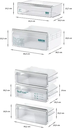 Siemens iQ500, Einbau-Kühl-Gefrier-Kombination KI96NSDD0 (Lager)