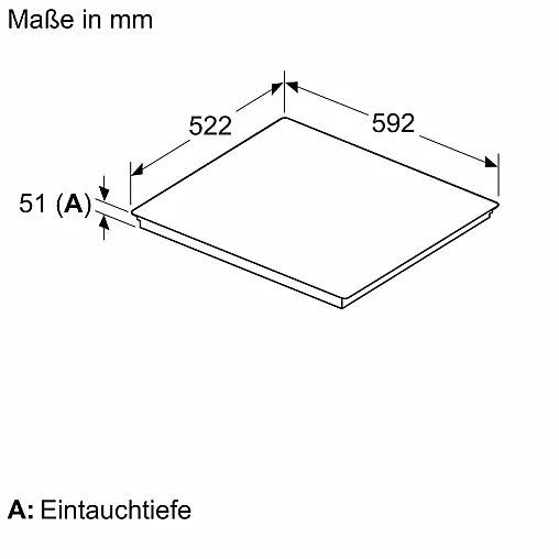Constructa Induktionskochfeld, 60 cm, Rahmenlos aufliegend CA434235 (Ausstellungsstück 42)