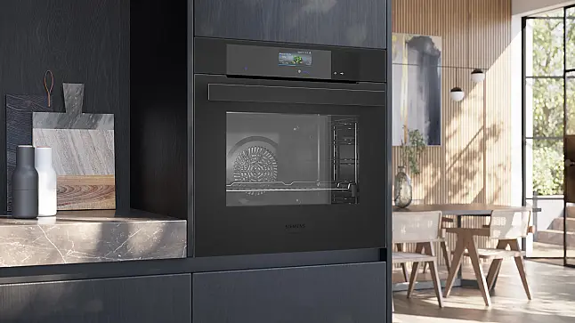 Siemens iQ700, Einbau-Backofen, 60 x 60 cm, Matt schwarz HB976GMM1 (Koje 07+22/23)