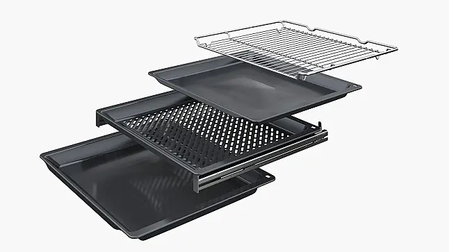 Siemens iQ700, Einbau-Backofen, 60 x 60 cm, Matt schwarz HB976GMM1 (Koje 07+22/23)