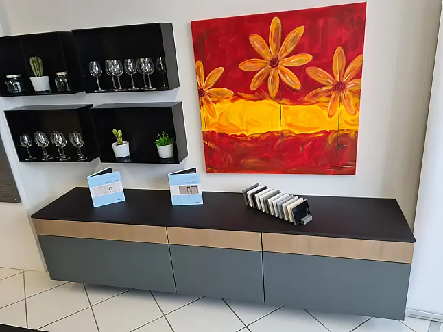 SMART-M ==> Smart Glas Black Metallic  + Holzoptik Absetzung