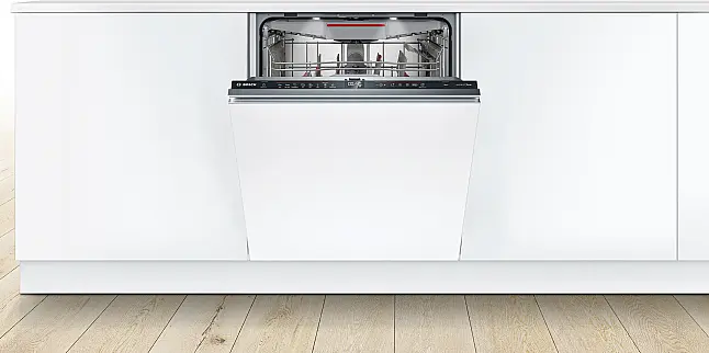 Bosch Serie 6, Vollintegrierter Geschirrspüler, 60 cm, VarioScharnier für besondere Einbausituationen SMT6TC800E (Koje 24)