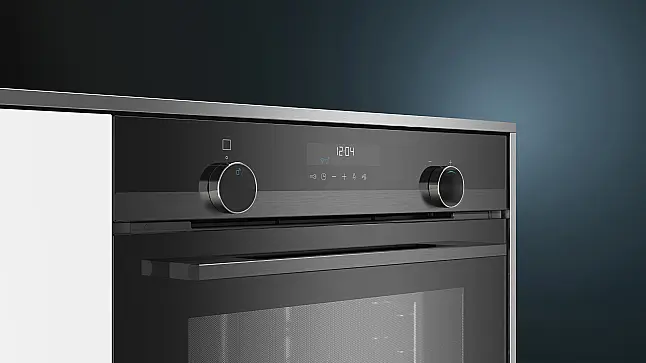 iQ500 Einbau-Backofen 60 x 60 cm Schwarz, Edelstahl HB418G5B6 (AS03)