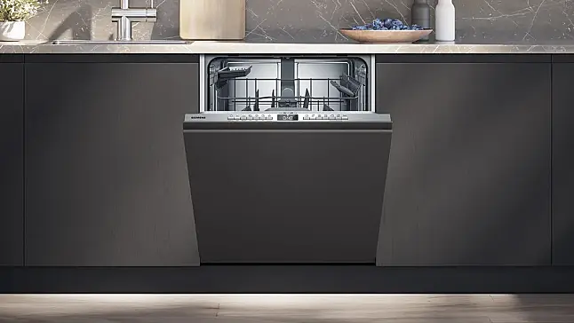 Siemens iQ300, Vollintegrierter Geschirrspüler, 60 cm, XXL, varioScharnier für besondere Einbausituationen SX73HX15UE (aus Koje 04)