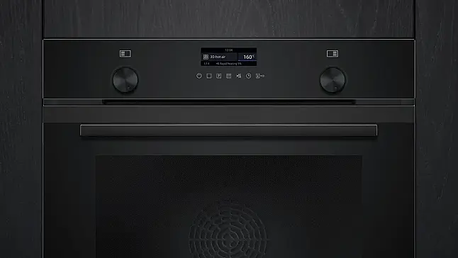 Siemens iQ500, Einbau-Backofen, 60 x 60 cm, Deep black inox HB279GBB3 (Lager)