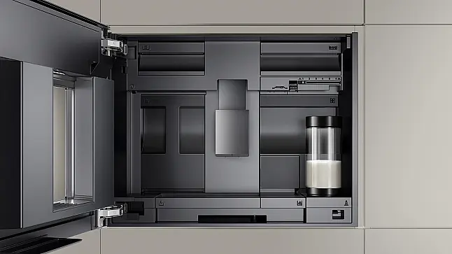 Siemens iQ700, Einbau-Kaffeevollautomat, Matt schwarz CT918L1M0 (Lager/NB)