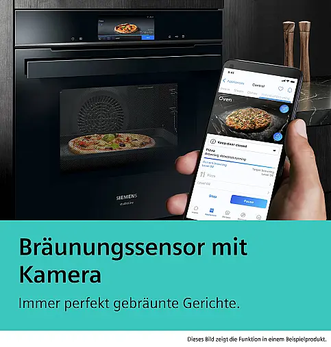 Siemens iQ700, Einbau-Dampfbackofen,60 x 60 cm, Schwarz, Edelstahl HS938GEB1 (Lager/NB)
