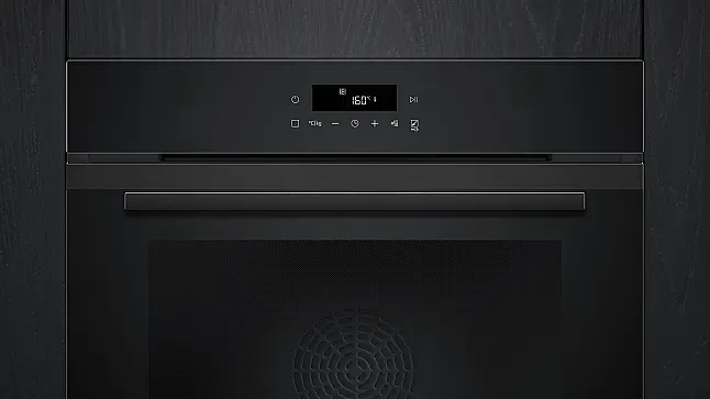 Siemens iQ300, Einbau-Backofen, 60 x 60 cm, Deep black inox HB272ABB3 (AS21)