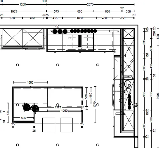 moderne Landhausküche salbeigrün- VIA Vienna satin