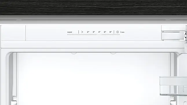 Siemens iQ100, Einbau-Kühl-Gefrier-Kombination mit Gefrierbereich unten, 177.2 x 54.1 cm, Flachscharnier KI86NNFE0 (AS21))