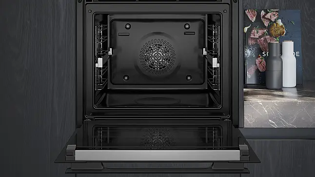 Siemens iQ700 Einbau-Backofen 60 x 60 cm Matt schwarz HB974GLM1 (Lager)