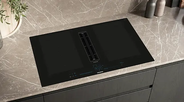 Siemens Kochfeld mit Dunstabzug (Induktion) 80 cm flächenbündig (integriert)