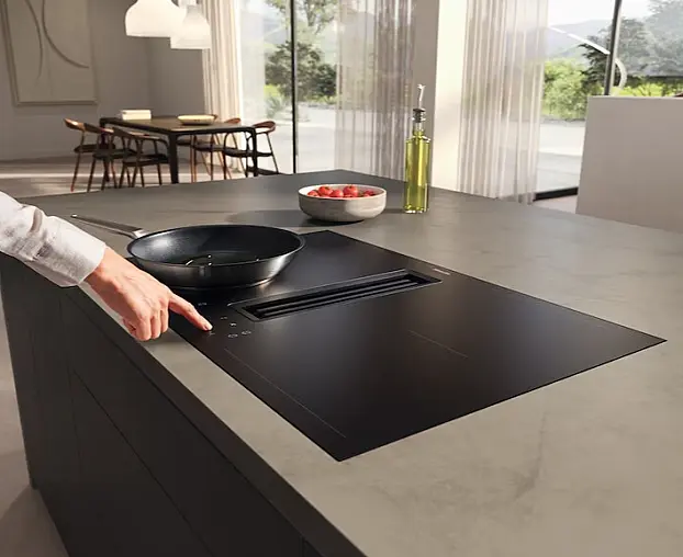 Miele Kochfeld mit Abzug