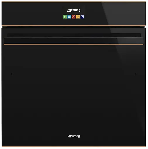 Designer-Backofen mit Kupfer-Details von Smeg