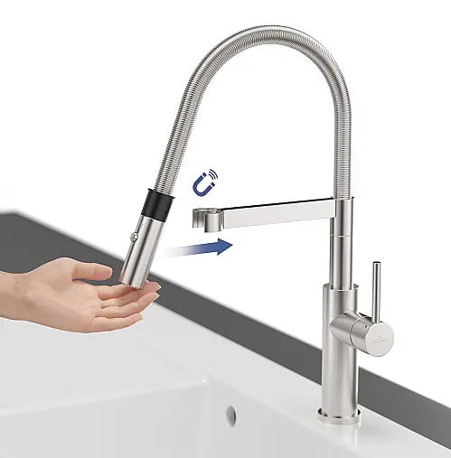 Steel Expert 2.0 / Steel Expert Compact Küchenarmatur aus Edelstahl massiv