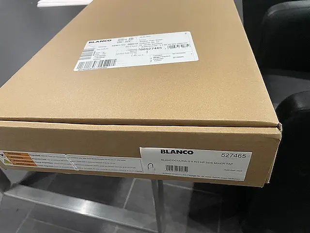 Blanco Mischbatterie CULINA-S Dark Steel