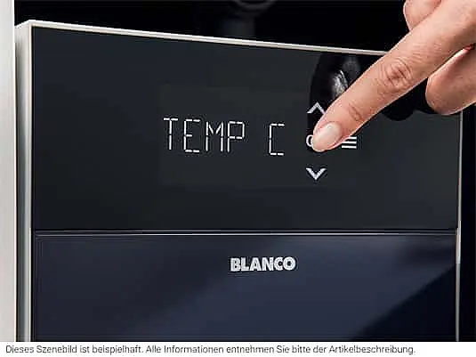 Blanco Set Trinkwasserarmatur Choice Icona Schwarz Matt + Kühl- und Karbonisierungseinheit Choice.All