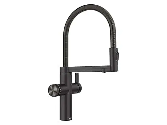 Blanco Set Trinkwasserarmatur Choice Icona Schwarz Matt + Kühl- und Karbonisierungseinheit Choice.All