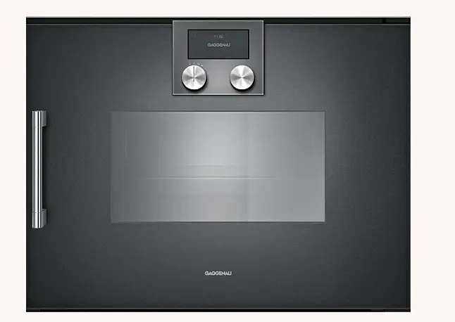Dampfgarofen 60 x 45 cm Türanschlag: rechts, Gaggenau Anthrazit