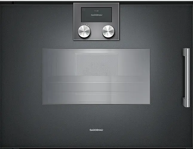 Gaggenau Dampfbackofen Links angeschlagen