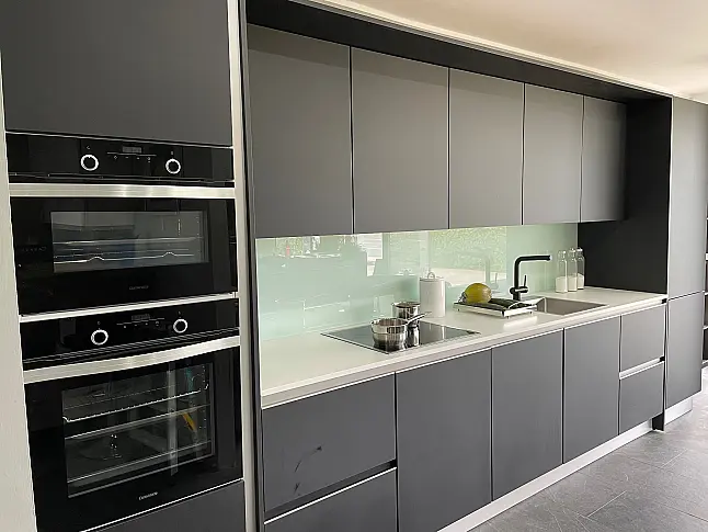 SieMatic SLC smartlack schwarz  softmatt Grifflos