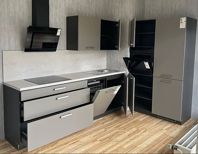 Neue Artego Marken-Einbauküche Modell Turin – Sofort verfügbar inklusive Amica-Einbaugeräte