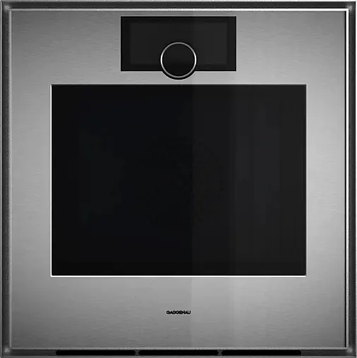 Gaggenau GO450120 Pyrolyse Backofen Serie Expressive Edelstahl hinter Rauchglas