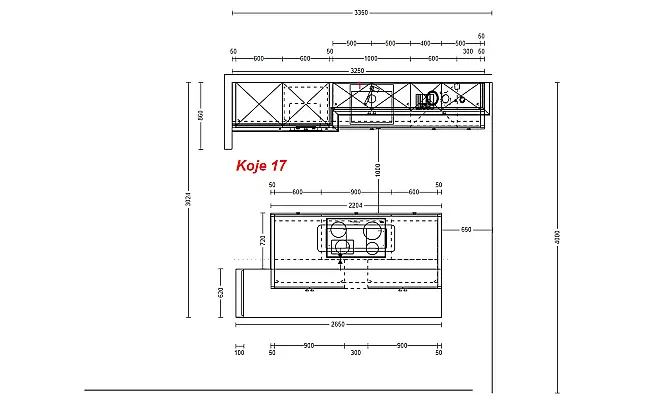 Landhaus Einbauküche mit Thekenlösung