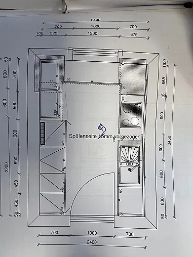 Wohnküche in Holz