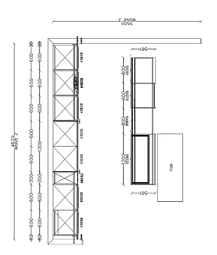 Designküche mit Glasoptikfront und Belvedere Natursteinplatte