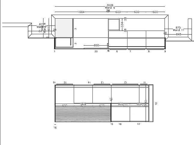 Hochwertige LEICHT Küche mit Gaggenau Geräten