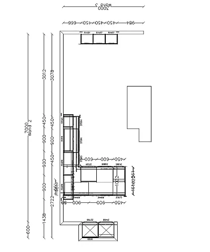 Elegante Musterküche in Beton Terragrau mit Sitzmöglichkeit