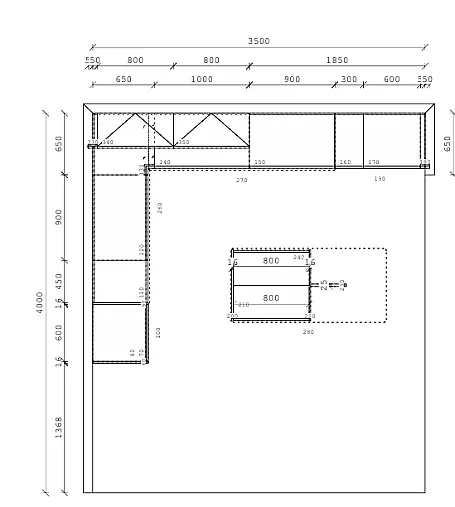 Einbauküche  UGL 51.160 Uni Gloss am Standort Korbach-Meineringhausen