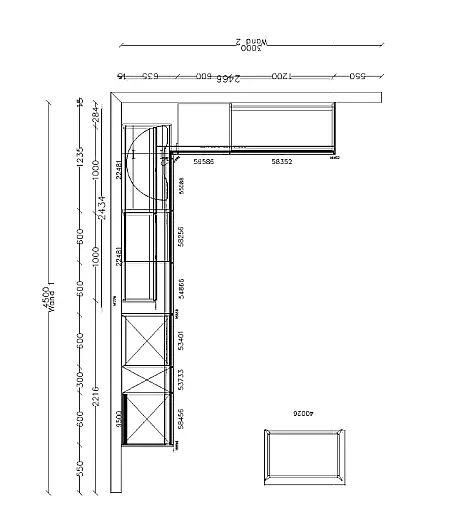 Steingrau matt/ Eiche San Remo Nachbildung