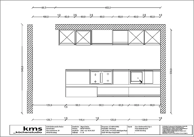 Exklusive Häcker Systemat Designküche – Greige Mattlack / Granit-Dunkelgrau